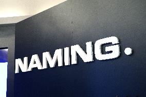 NAMING. signage, logo